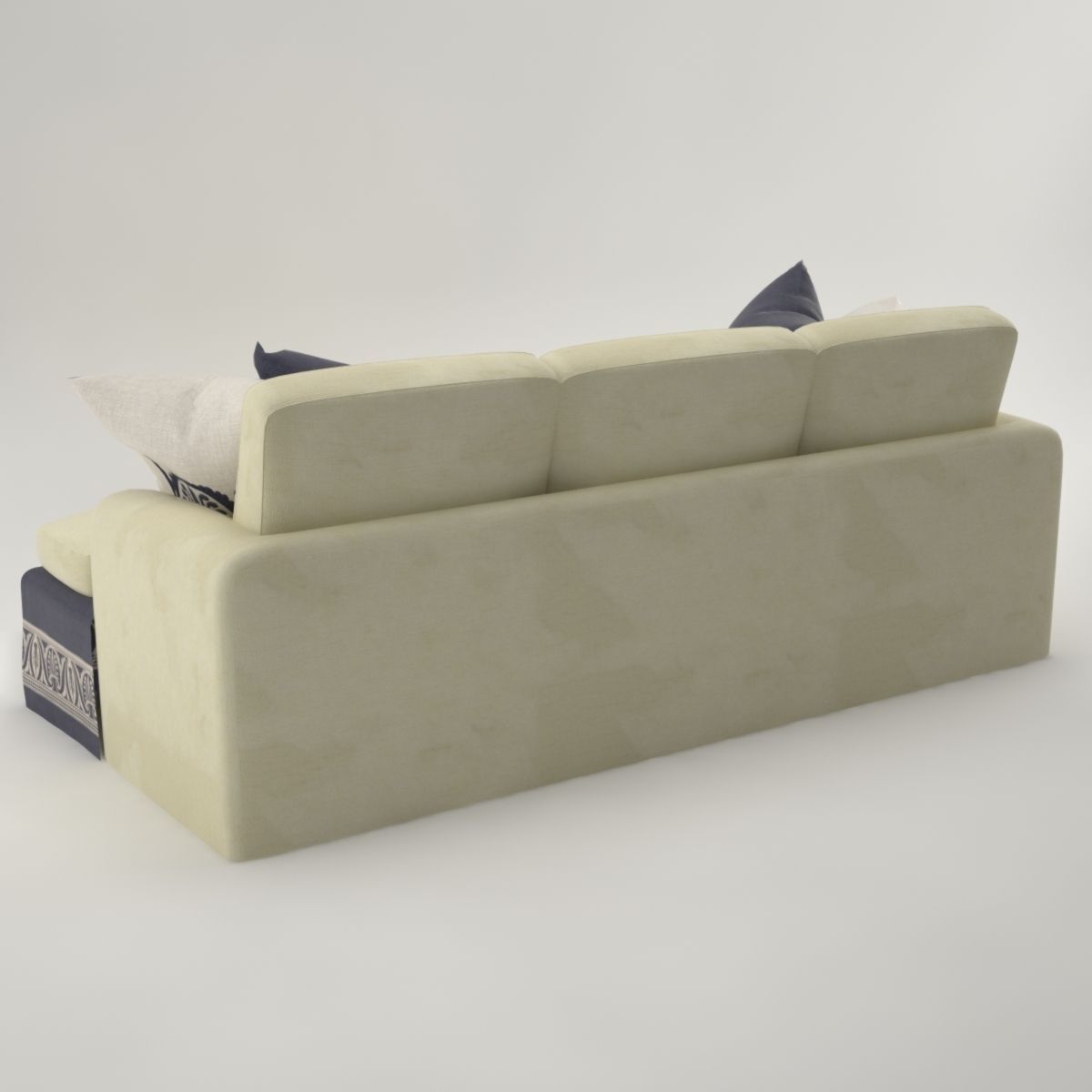 Pro - Sofa and Ottoman Rudin 2496 3D model_1