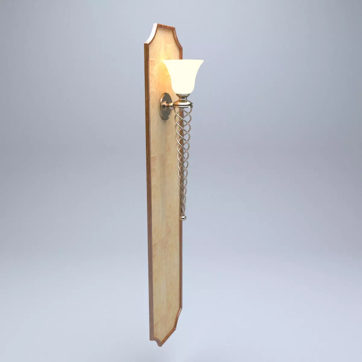 classical wall lamp 3d model 3D model_0