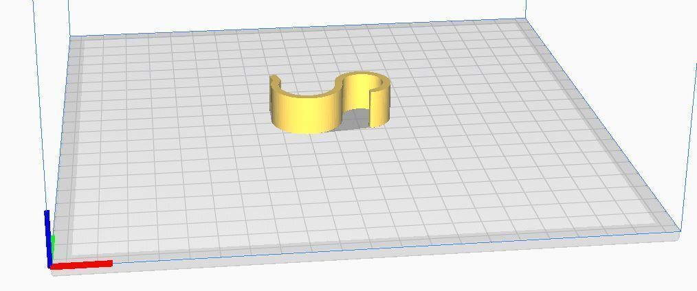 Cable Clip for racing seat PLAYSEAT CHALLENGE 3D print model_1