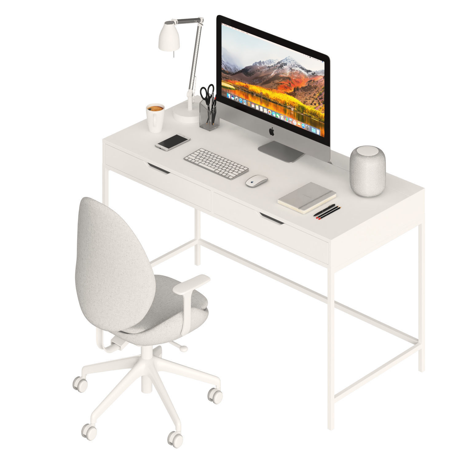 ALEX table and HATTEFJLL 3D model_1