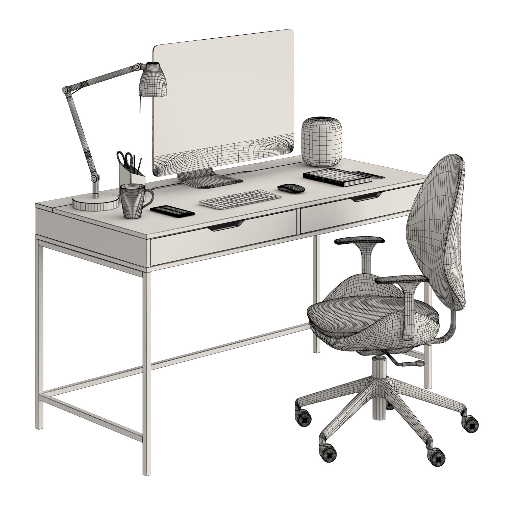ALEX table and HATTEFJLL 3D model_5