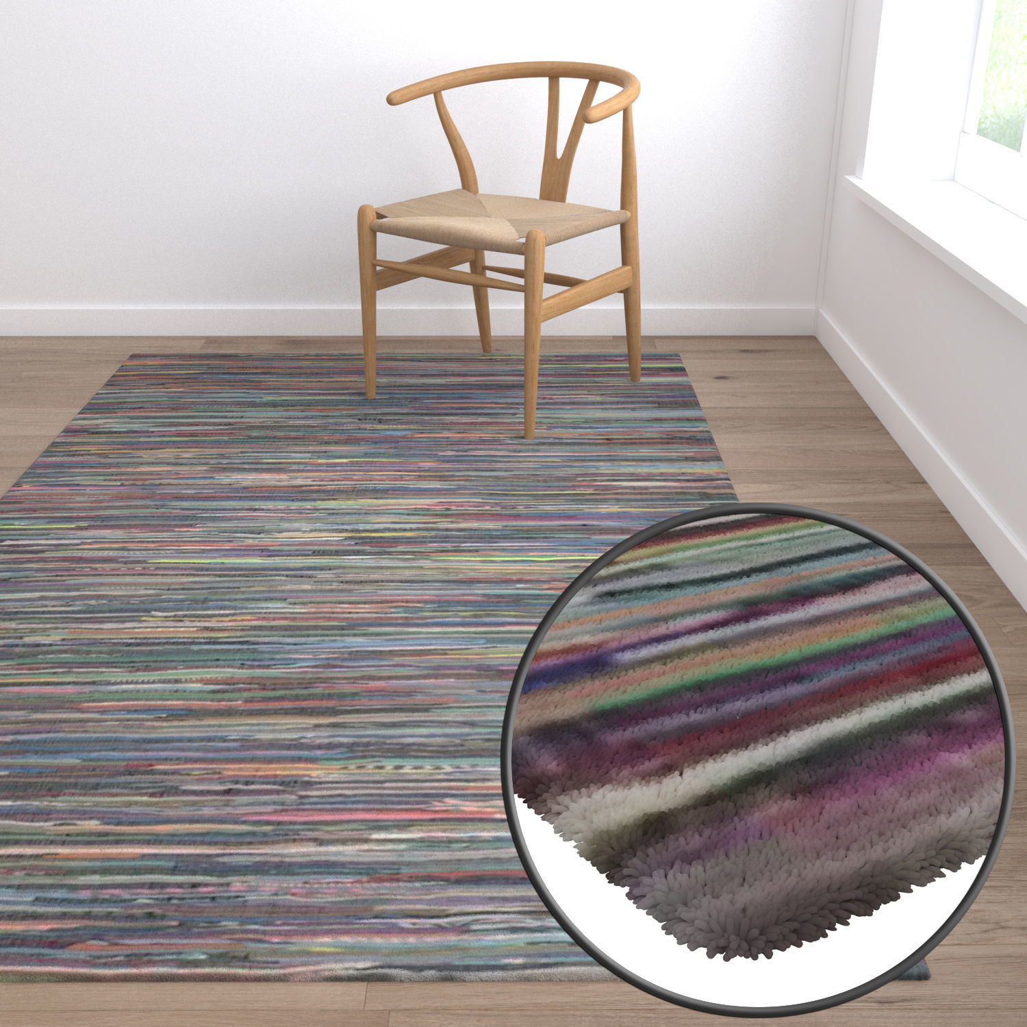 Rug Set 423 3D model_5