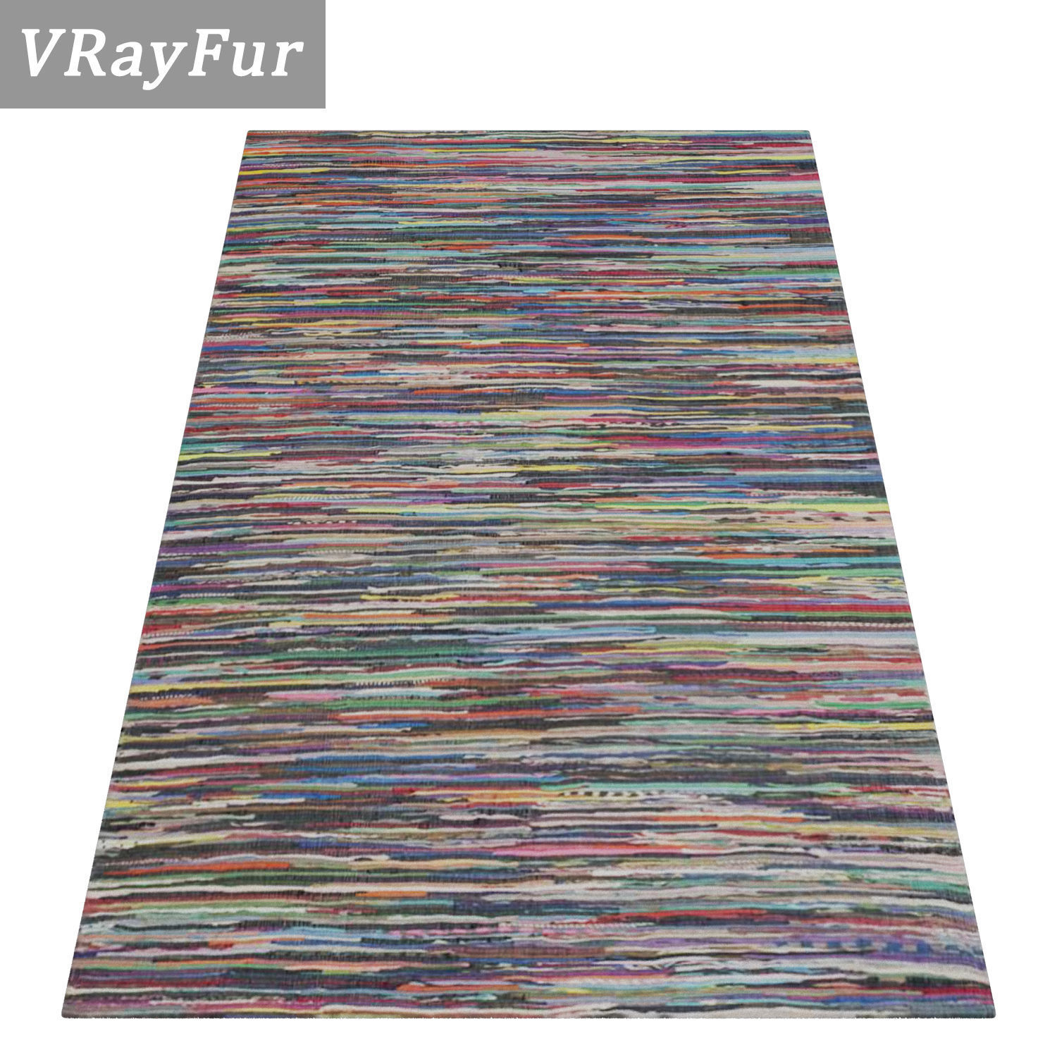 Rug Set 423 3D model_2