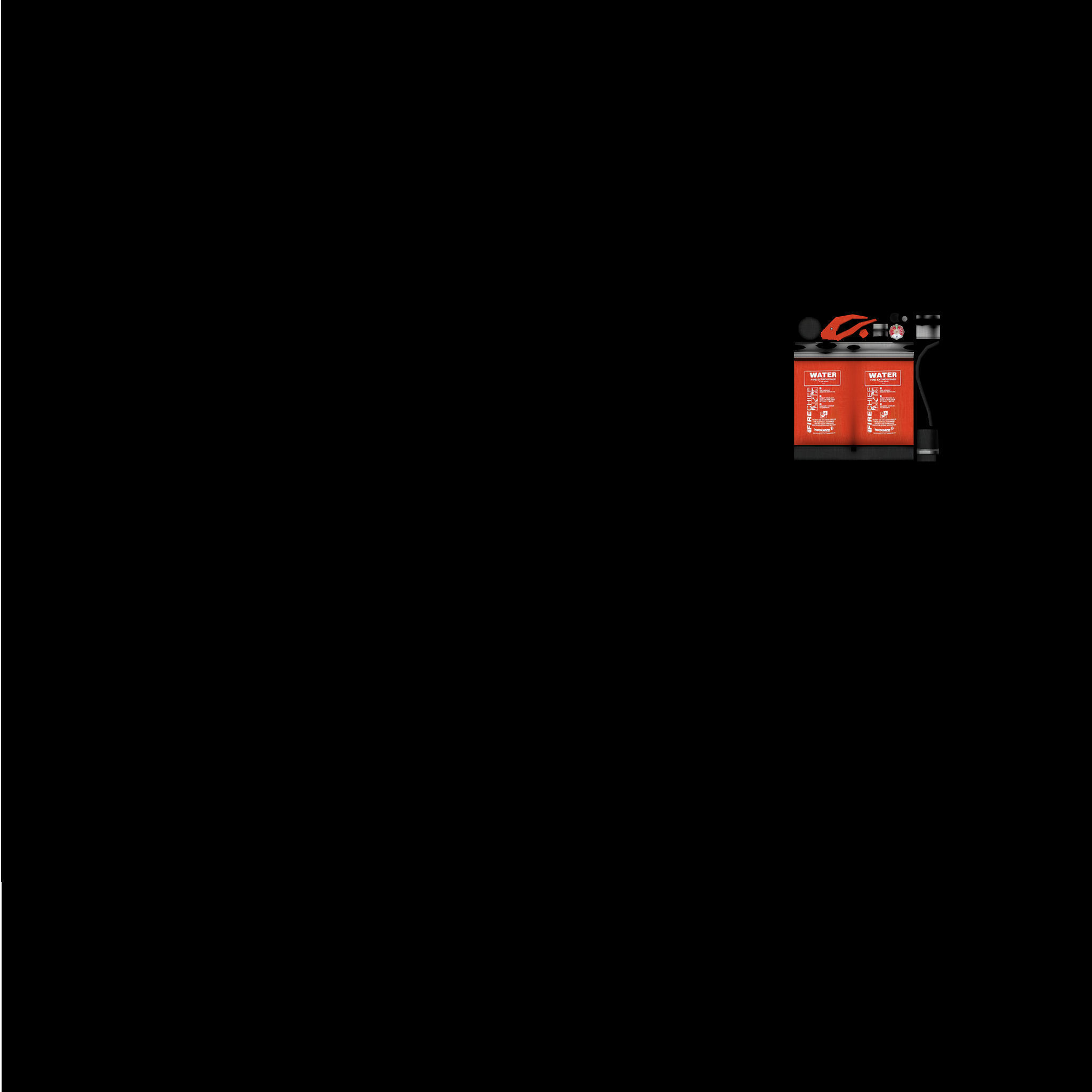 Fire echauster Low-poly 3D model_1