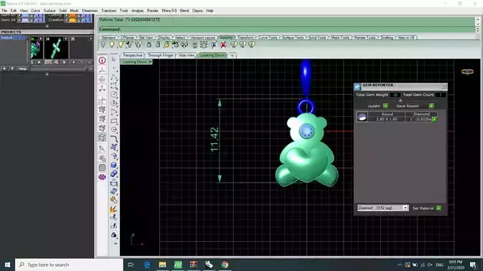 bear pendent for kids