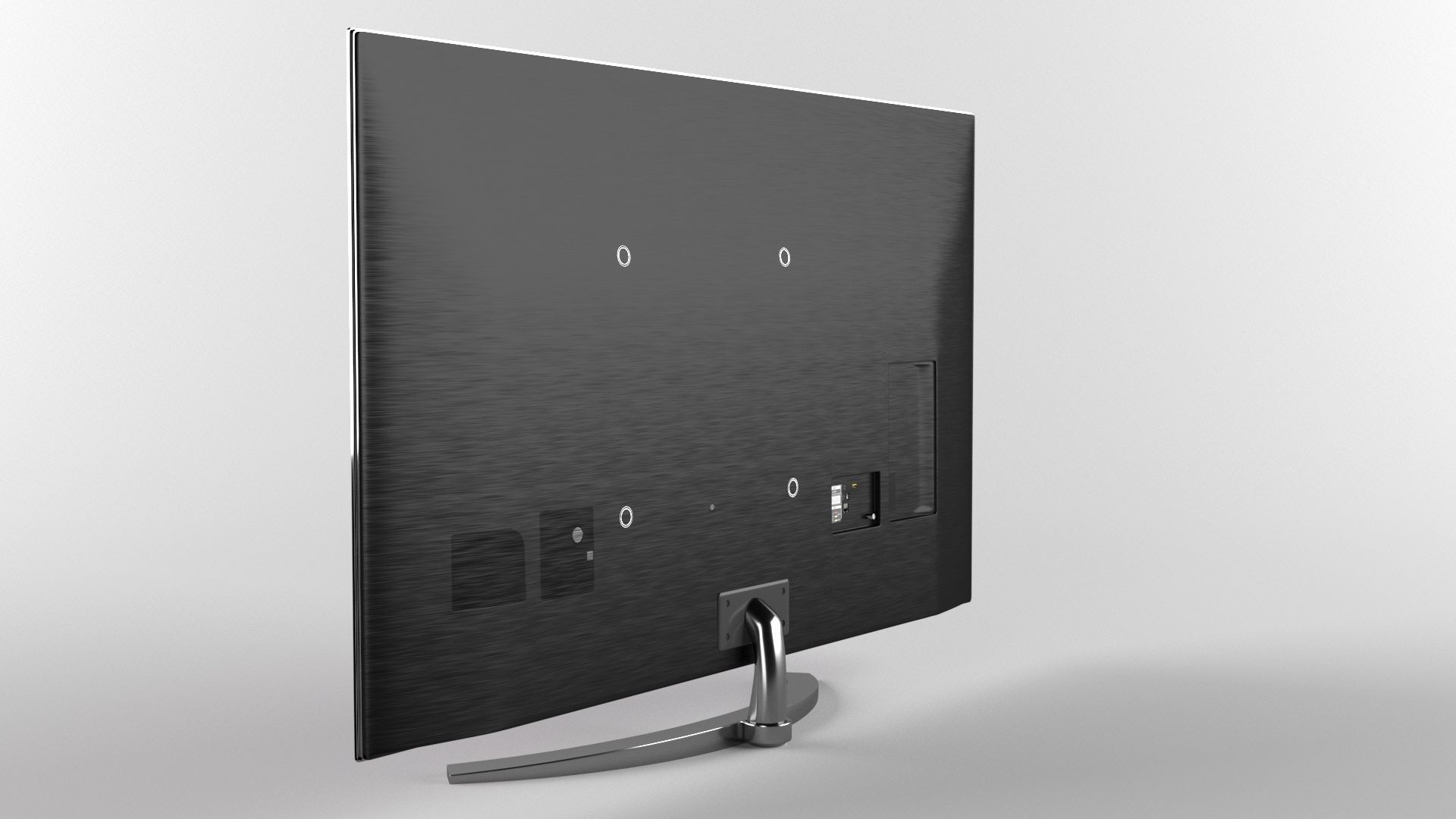 LG SM90 Nanocell TV Low-poly 3D model_5