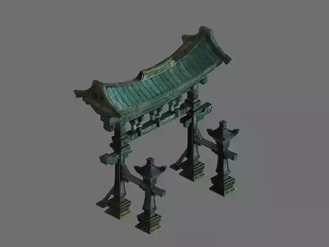 entrance of the large area of four Sagun archway