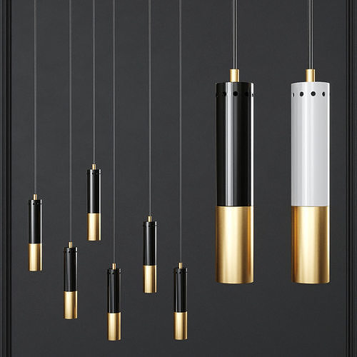 DelightFULL IKE PENDANT LAMP Brass 3D model