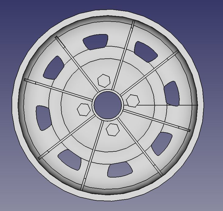 Car Rims Insert Insert for slot car rims 3D model 3D printable | CGTrader