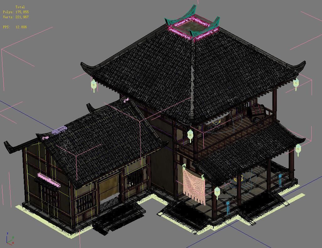 Wangcheng Escort - Building Small House 3D model_4