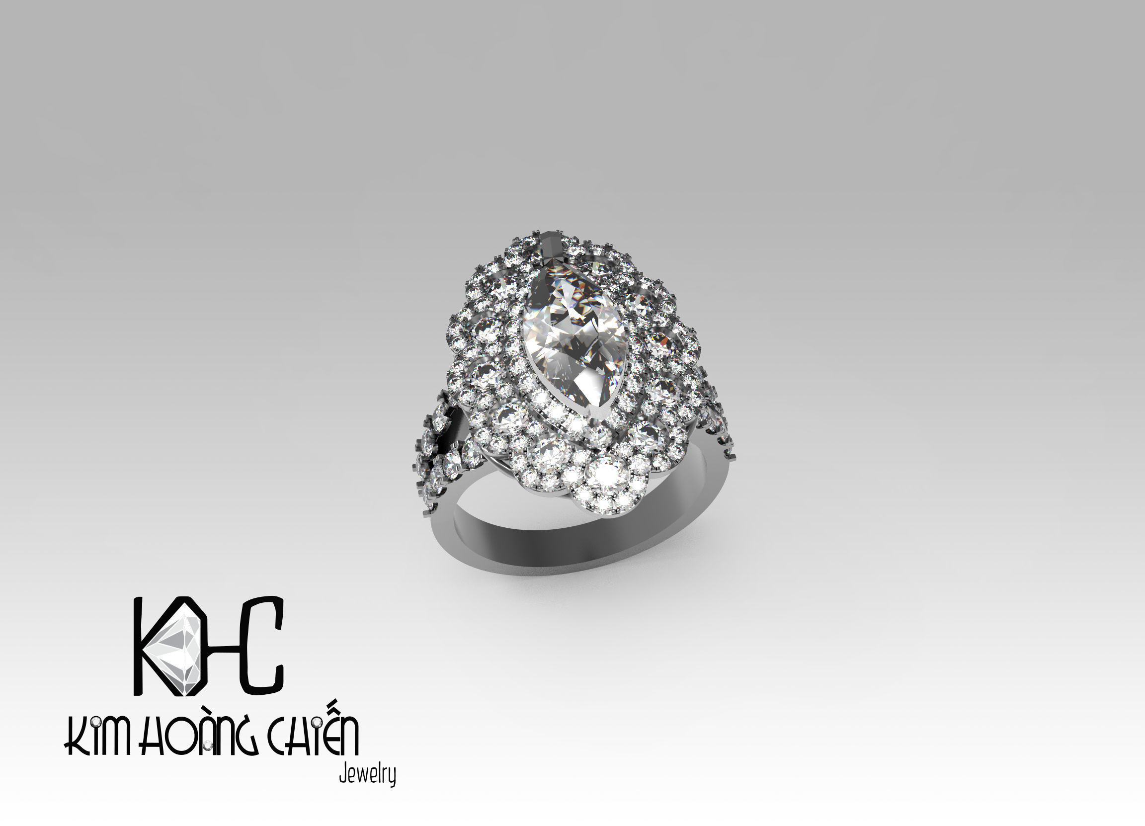 Rings-0402-3dm with diamond -1 Files 3D print model  3D print model_1