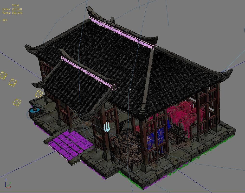 Wang Cheng Escort - stables 3D model_4