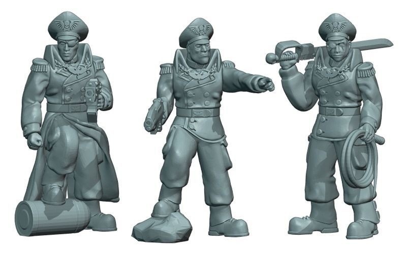 Commissar Builder Kit 3D print model_1