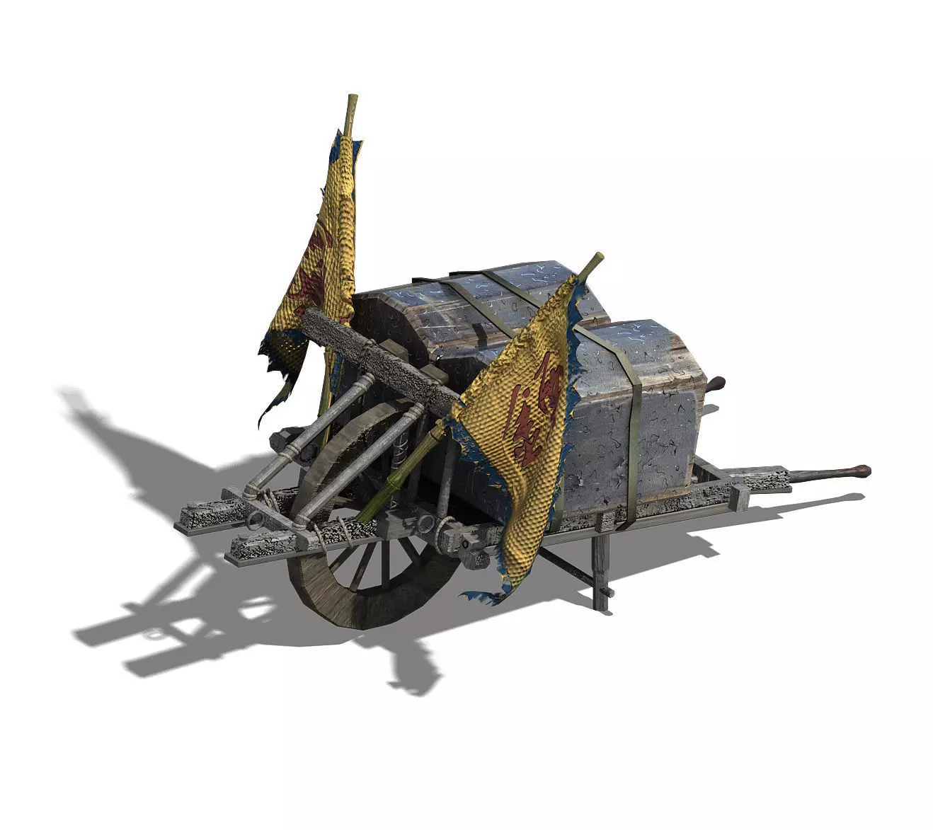 Wang Cheng Escort - hand dart car 3D model