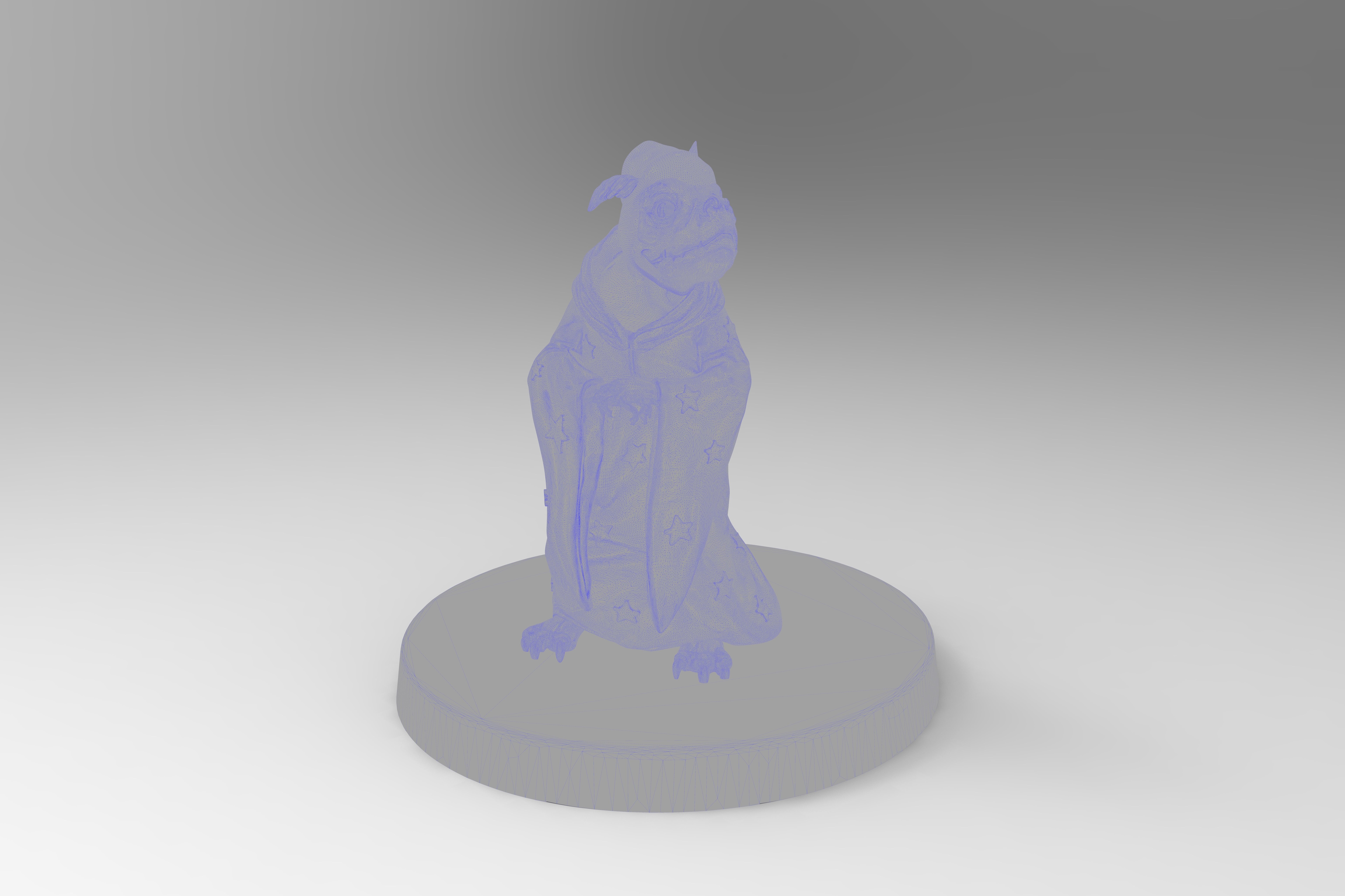 Daggertail the Lizard Wizard 3D print model_7