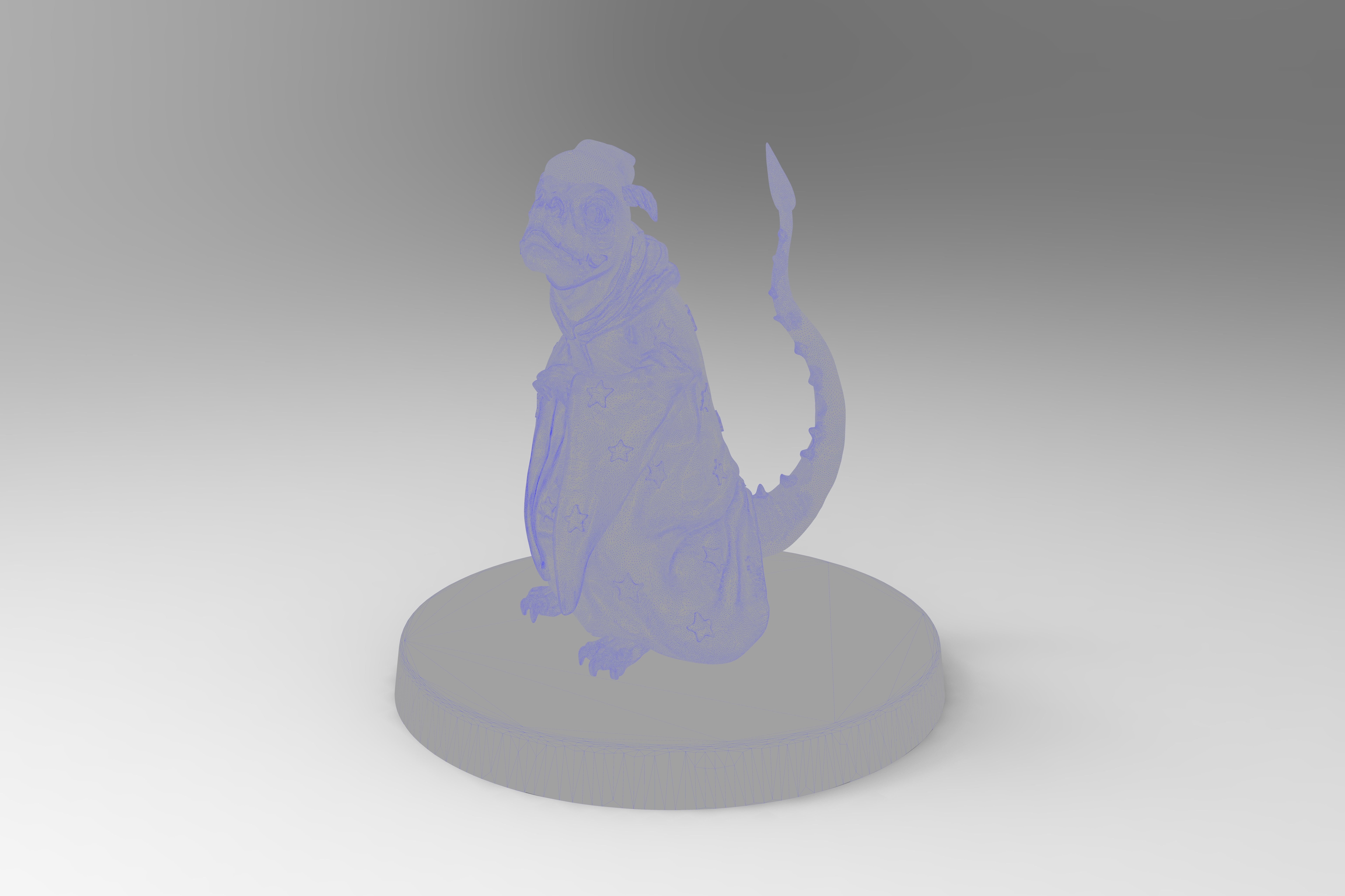 Daggertail the Lizard Wizard 3D print model_12