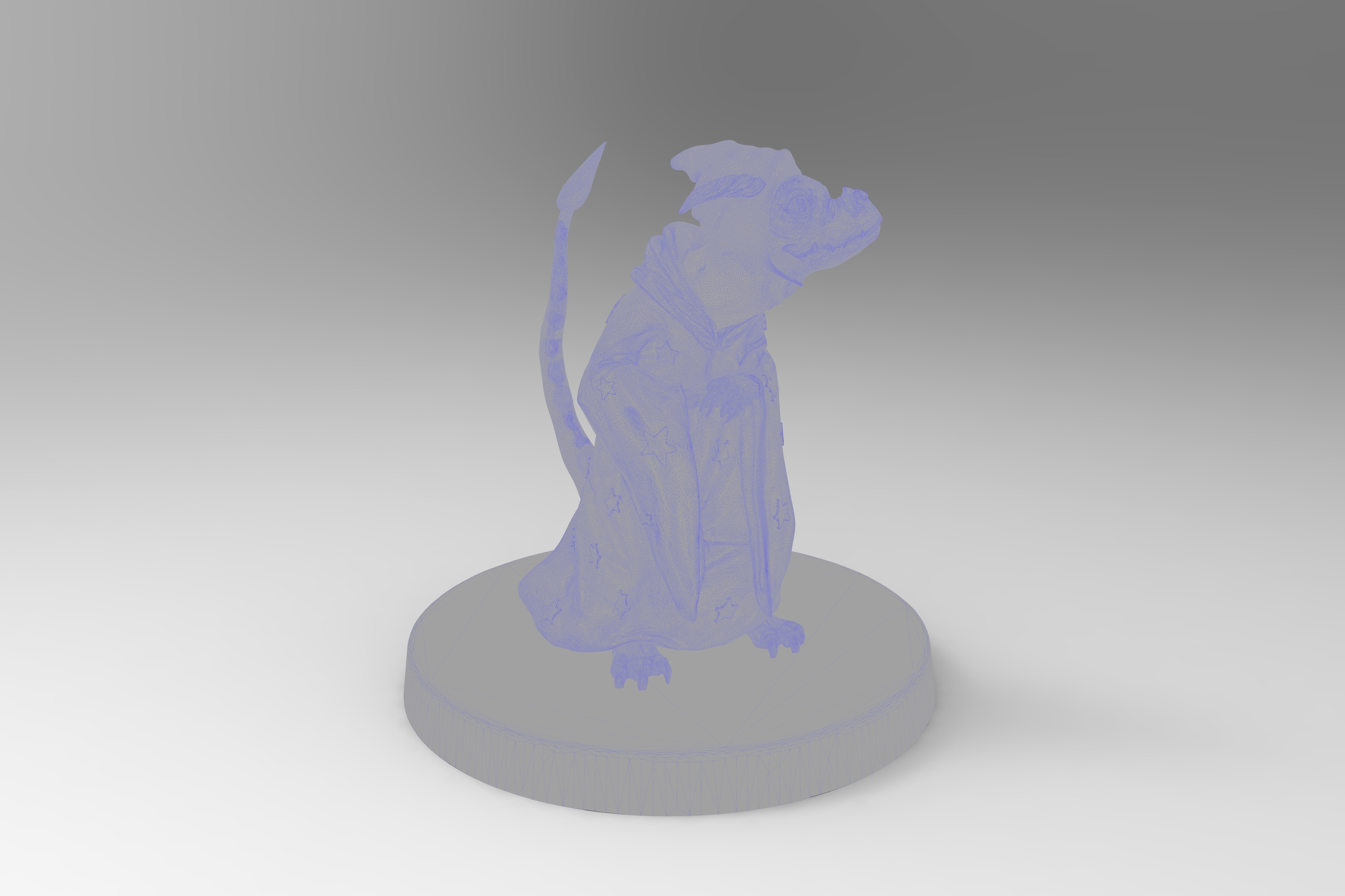 Daggertail the Lizard Wizard 3D print model_8