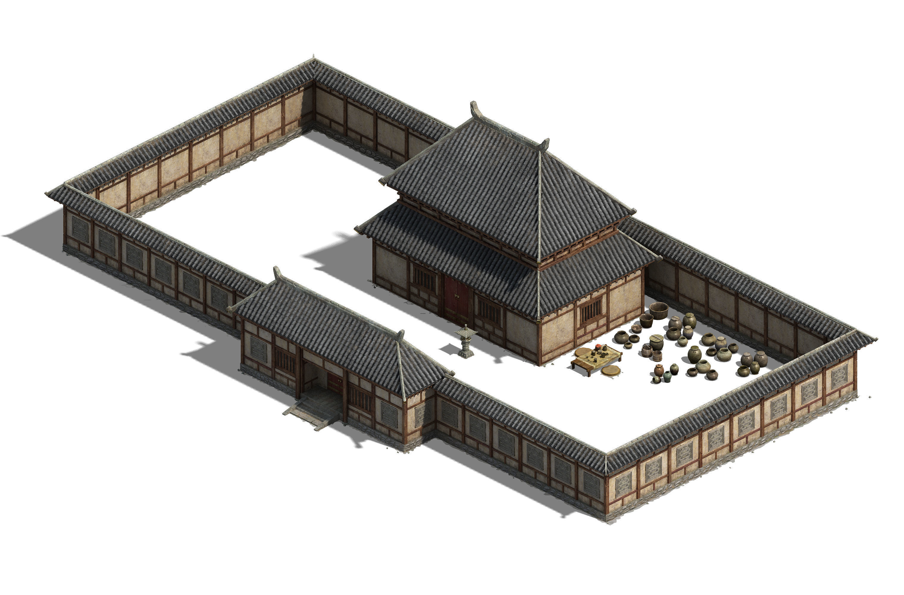 Wangcheng - senior residence 3D model_1