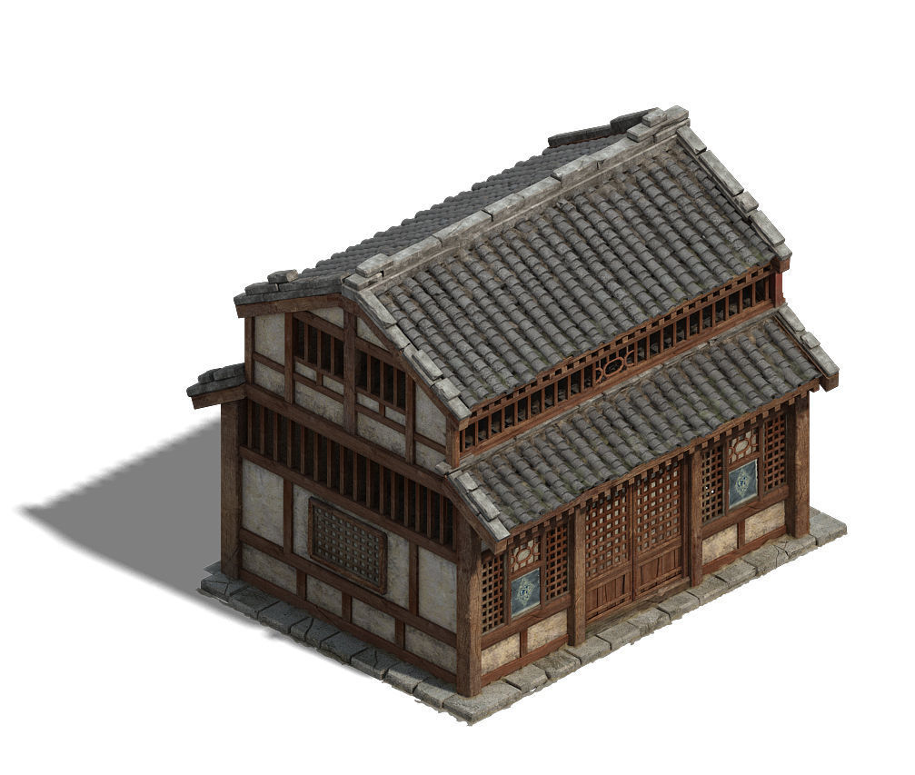 Wangcheng - ordinary houses 02 3D model_4