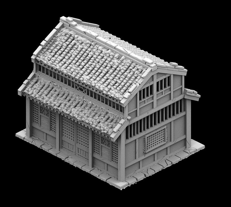 Wangcheng - ordinary houses 02 3D model_3