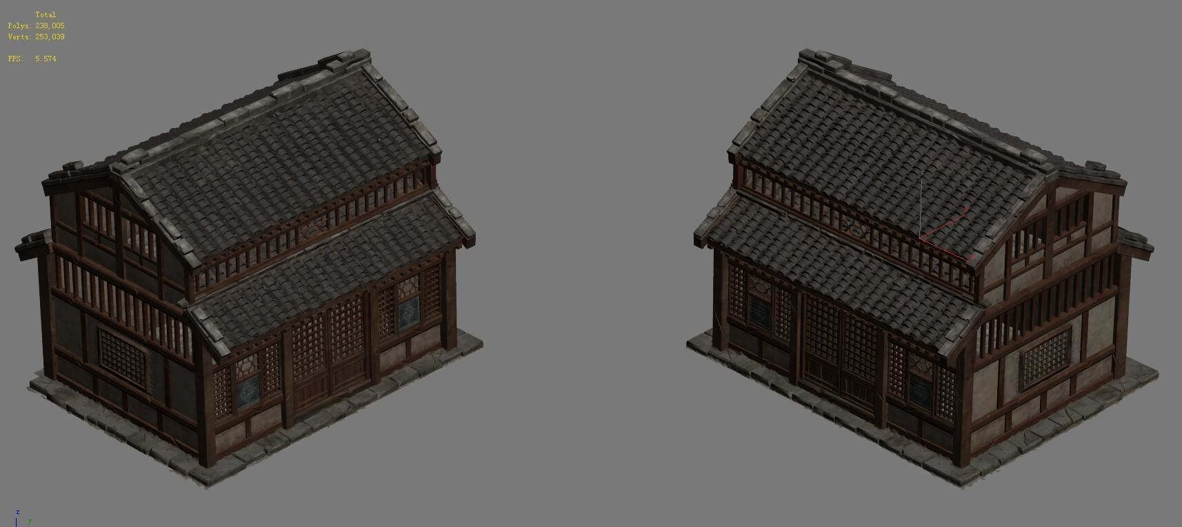 Wangcheng - ordinary houses 02 3D model_6