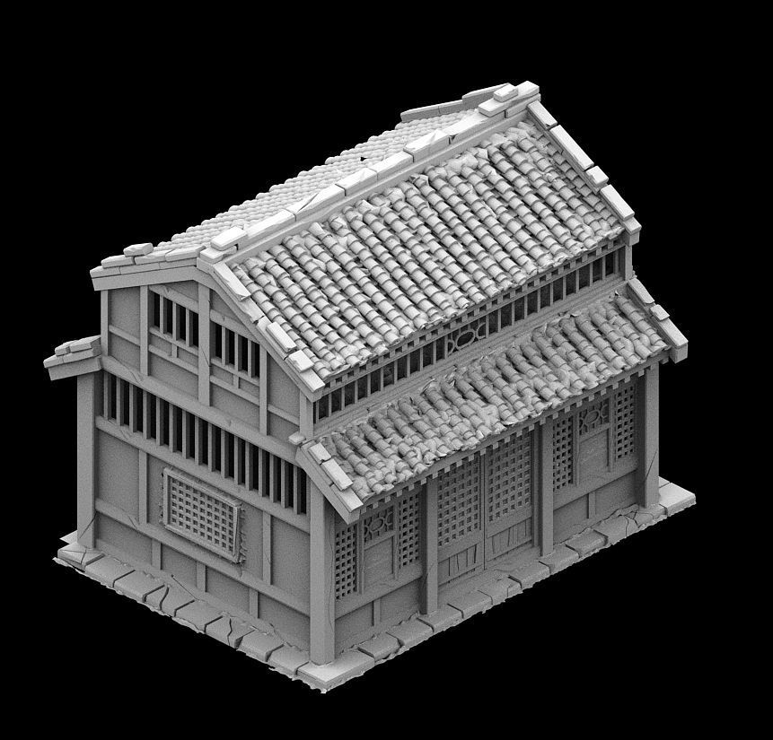 Wangcheng - ordinary houses 02 3D model_5