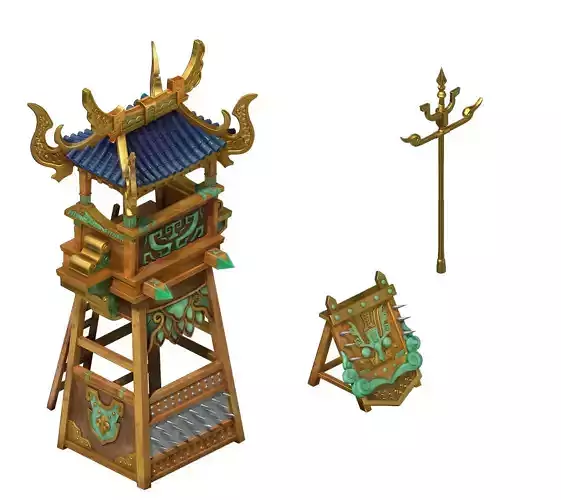 Game Model - Army Barracks Gate