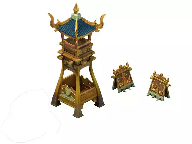 Game Model - Army Barracks Backdoor