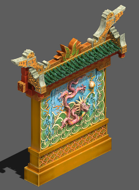 Novice - dragon wall 3D model_4