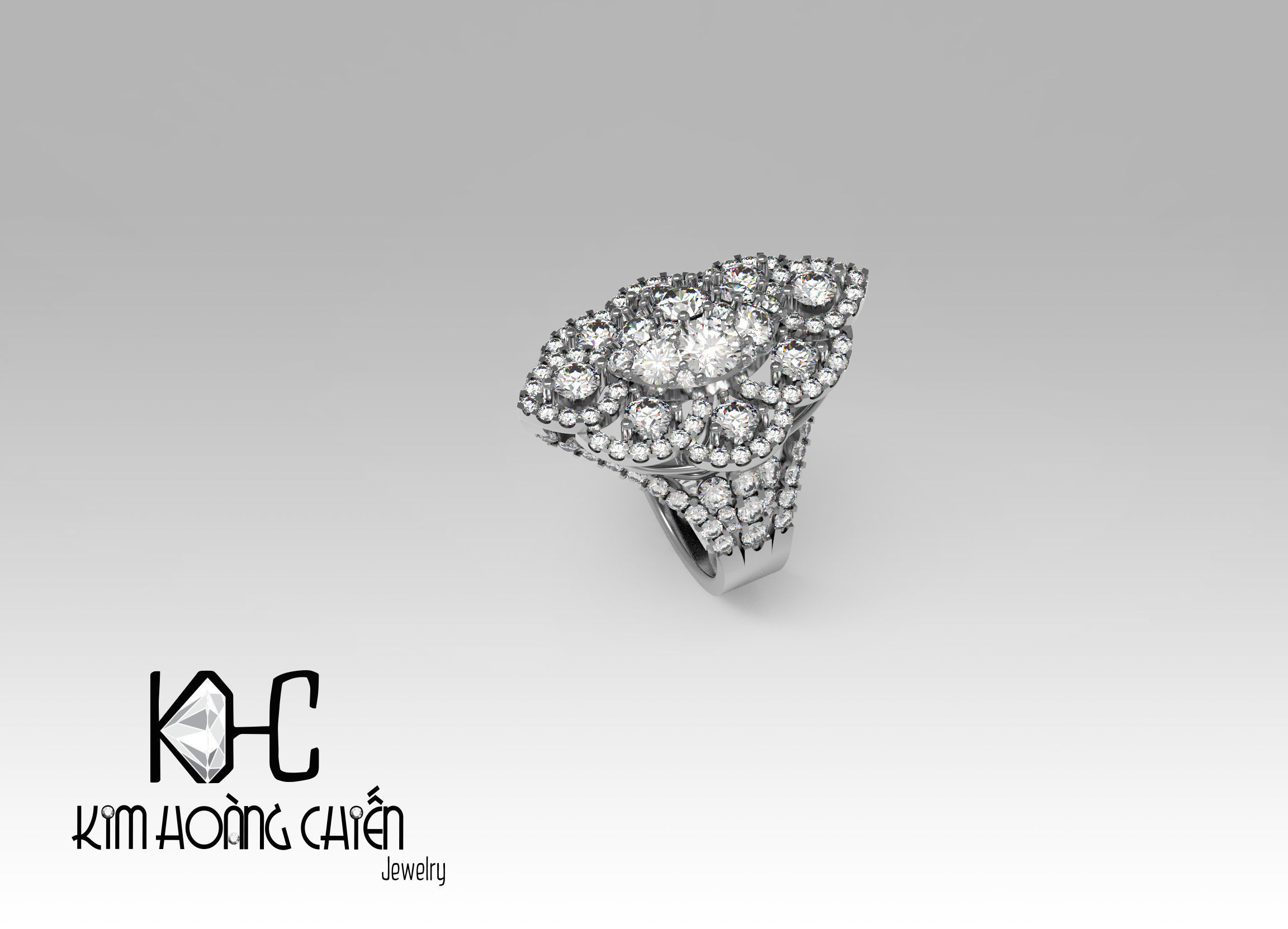Rings-NN1037-3dm with diamond -1 Files 3D print model  3D print model_3