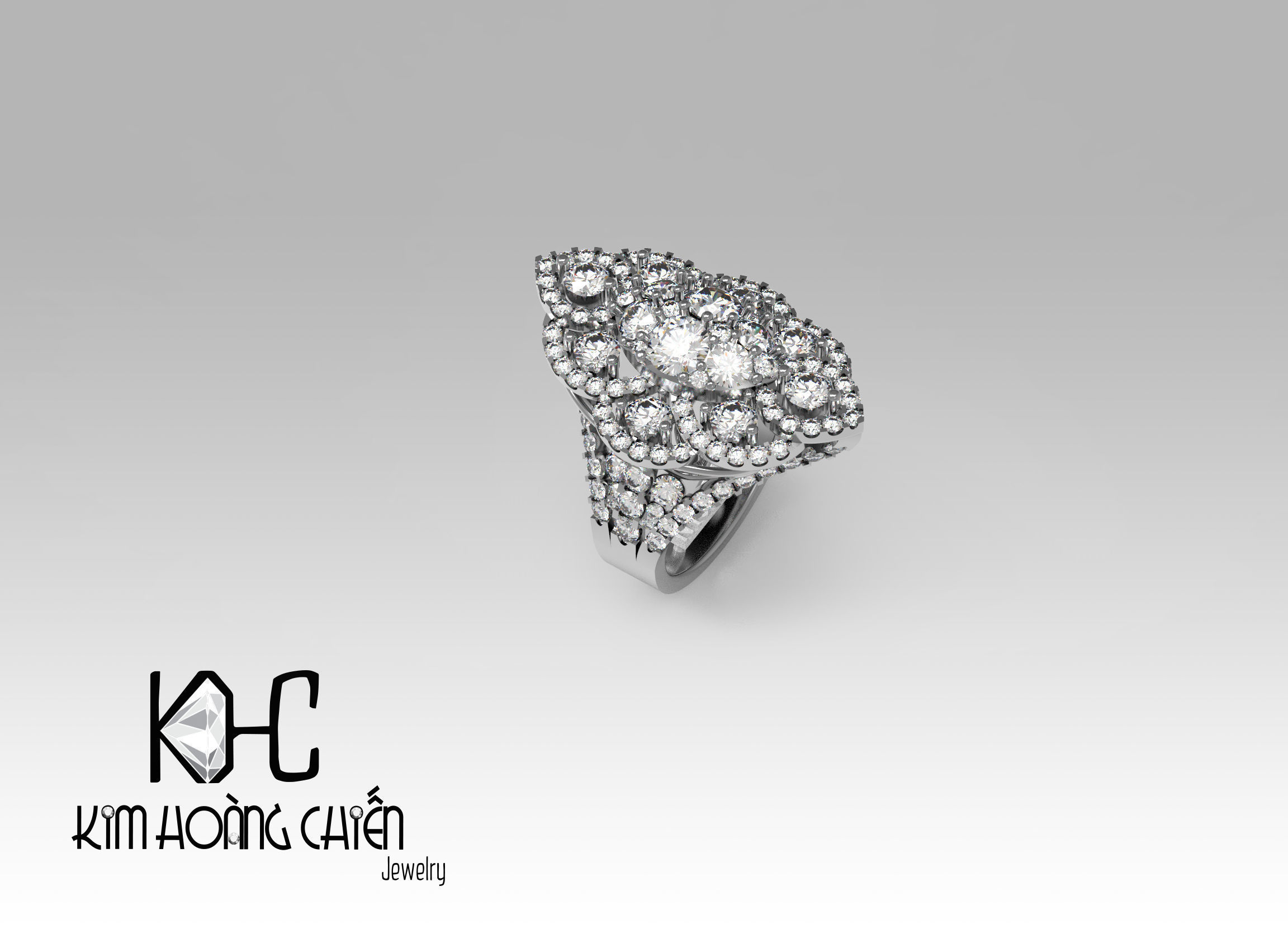 Rings-NN1037-3dm with diamond -1 Files 3D print model  3D print model_9