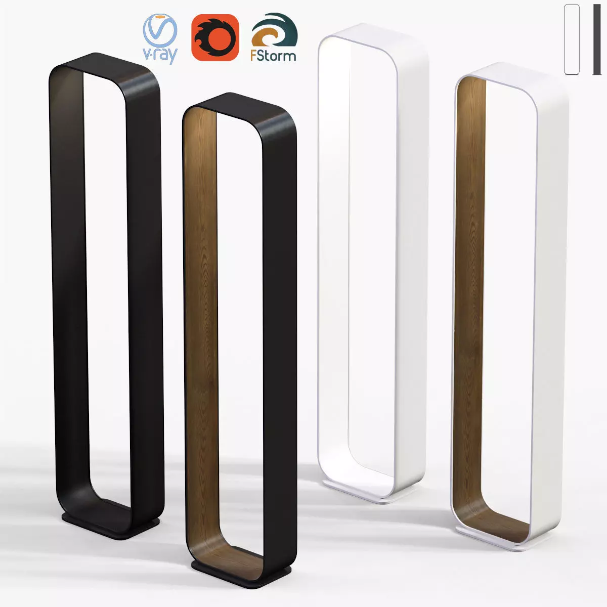 CONTOUR Stand Light 3D model_0