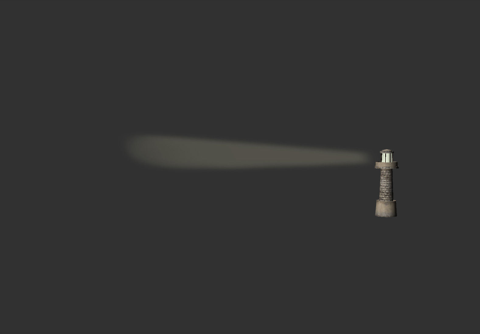 Island Set in ocean with palm trees Low-poly 3D model_8