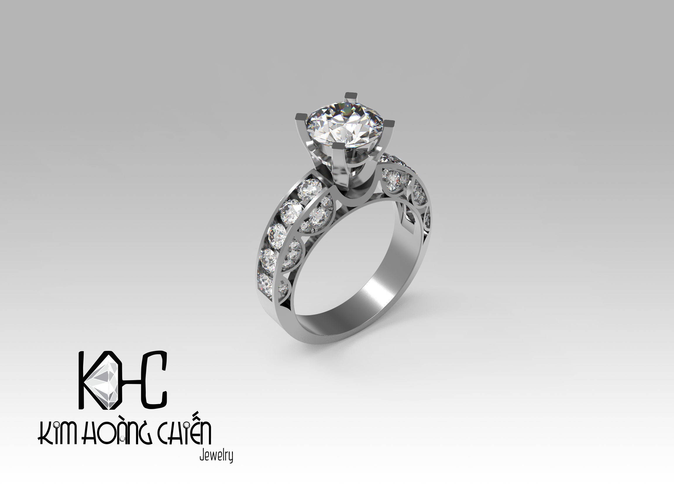 Collection 3d Ring Jewellery Models 3D print model 3D print model_14