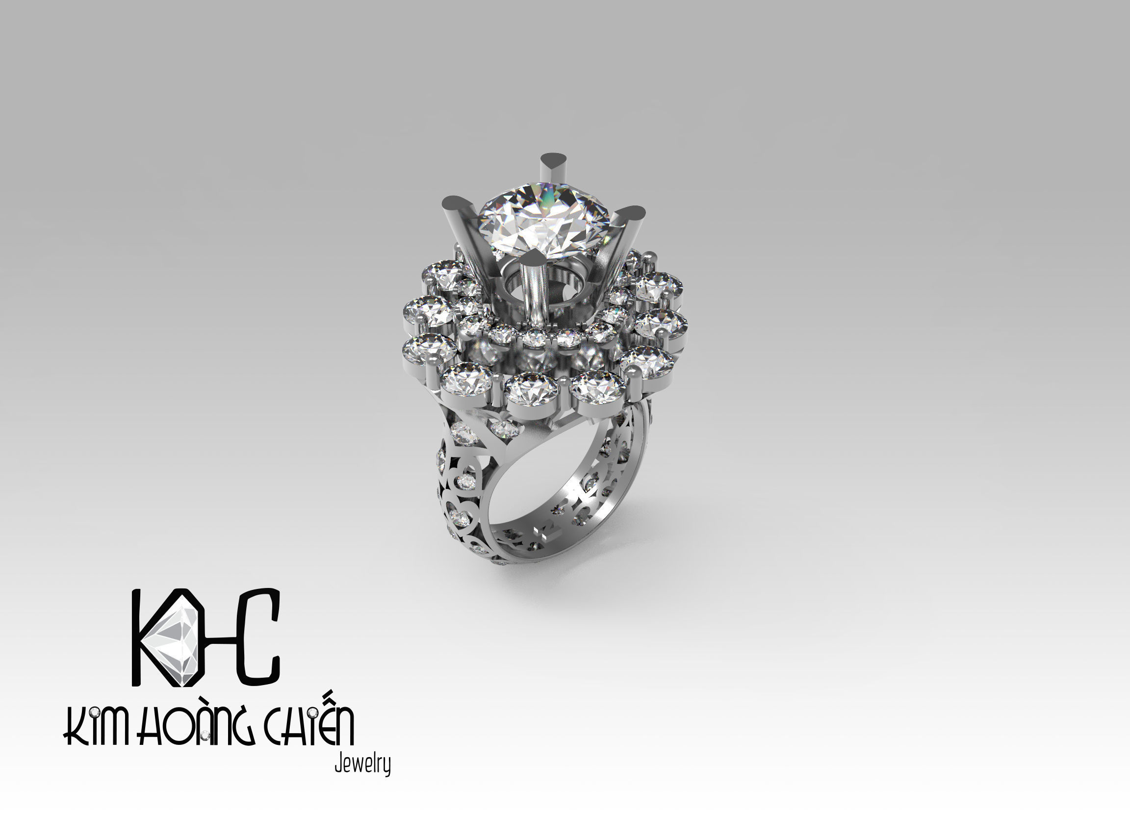 Collection 3d Ring Jewellery Models 3D print model 3D print model_15