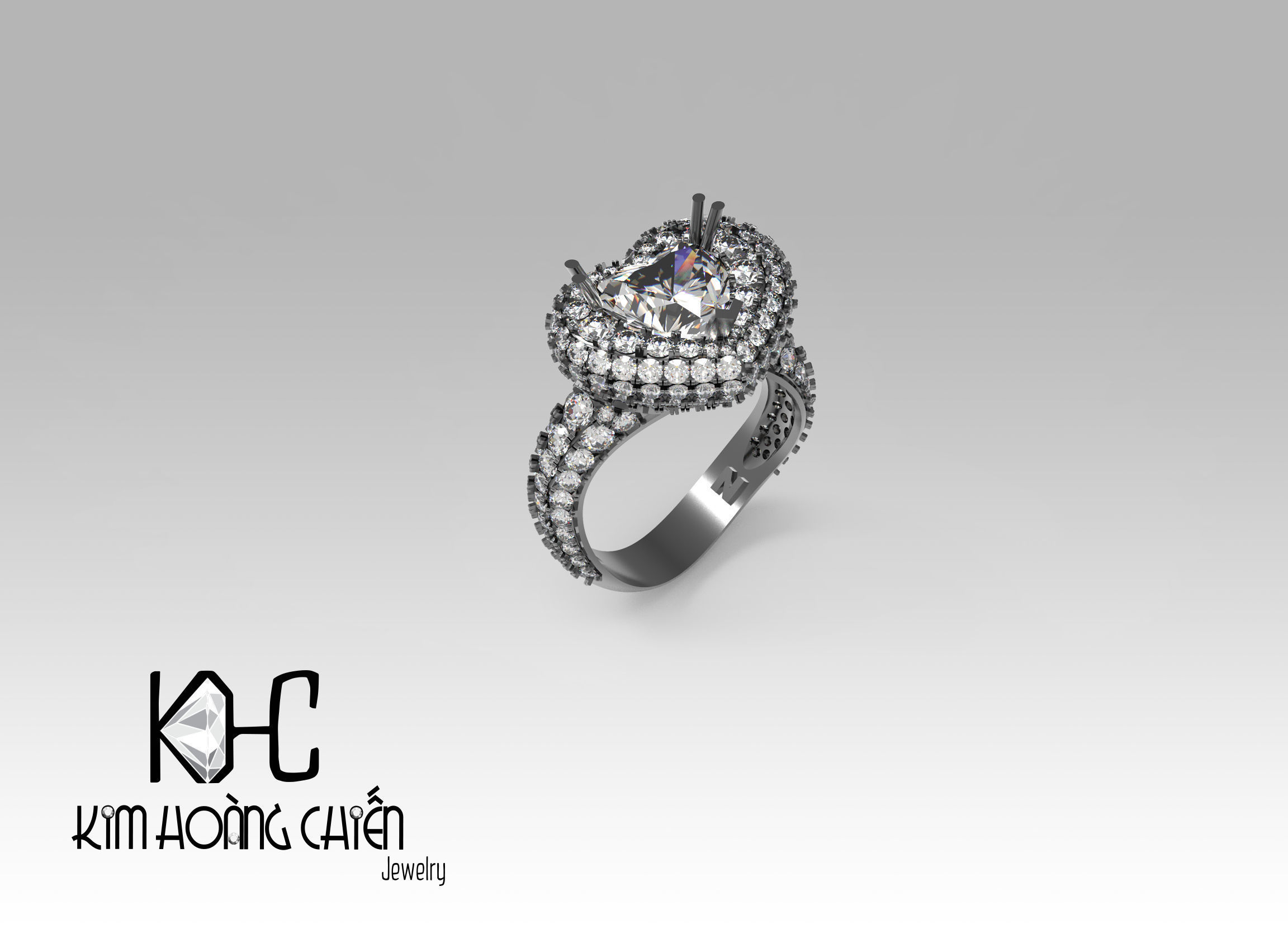 Collection 3d Ring Jewellery Models 3D print model 3D print model_17