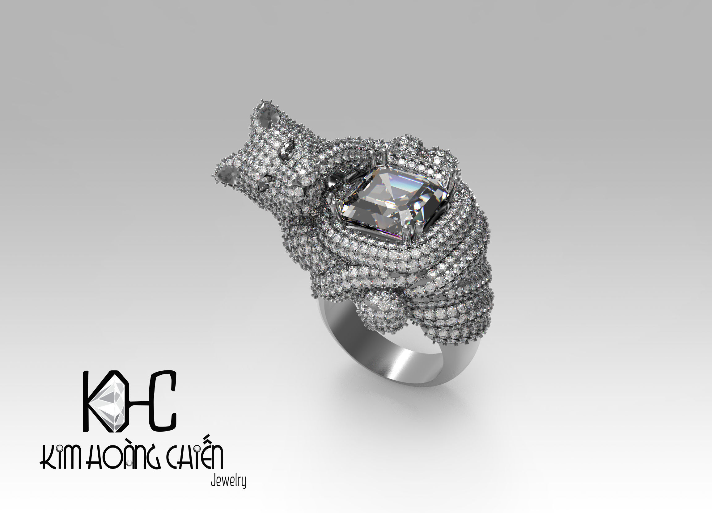 Collection 3d Ring Jewellery Models 3D print model 3D print model_13