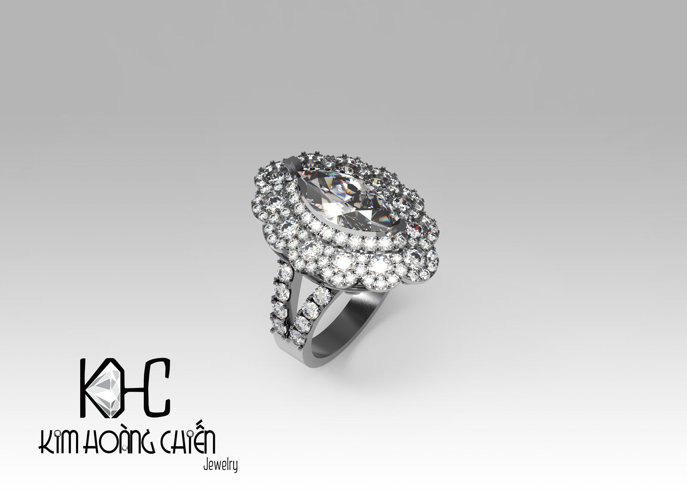 Collection 3d Ring Jewellery Models 3D print model 3D print model_4