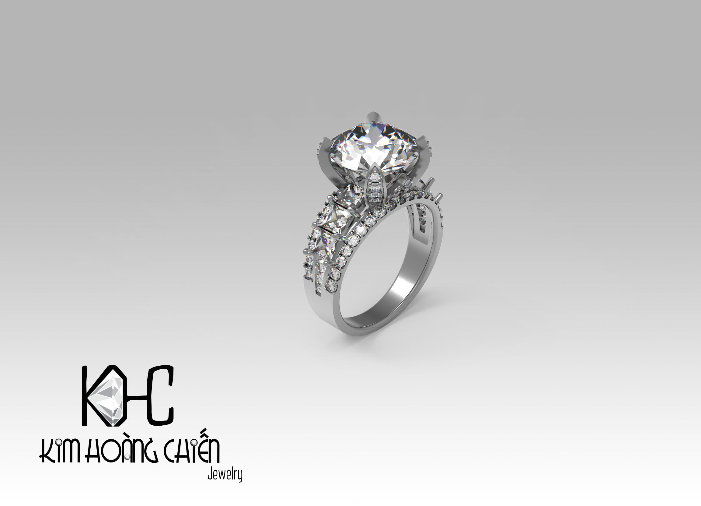 Collection 3d Ring Jewellery Models 3D print model 3D print model_11