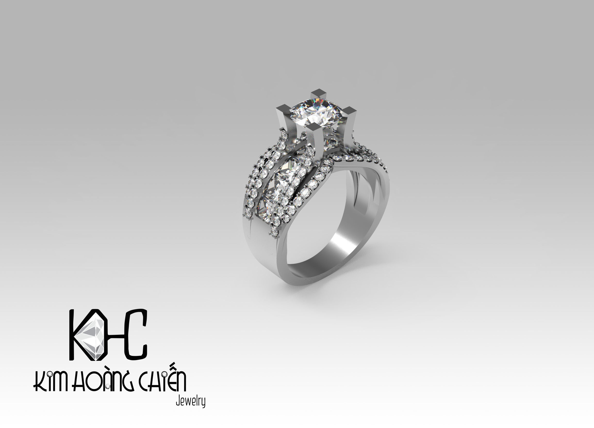 Collection 3d Ring Jewellery Models 3D print model 3D print model_1