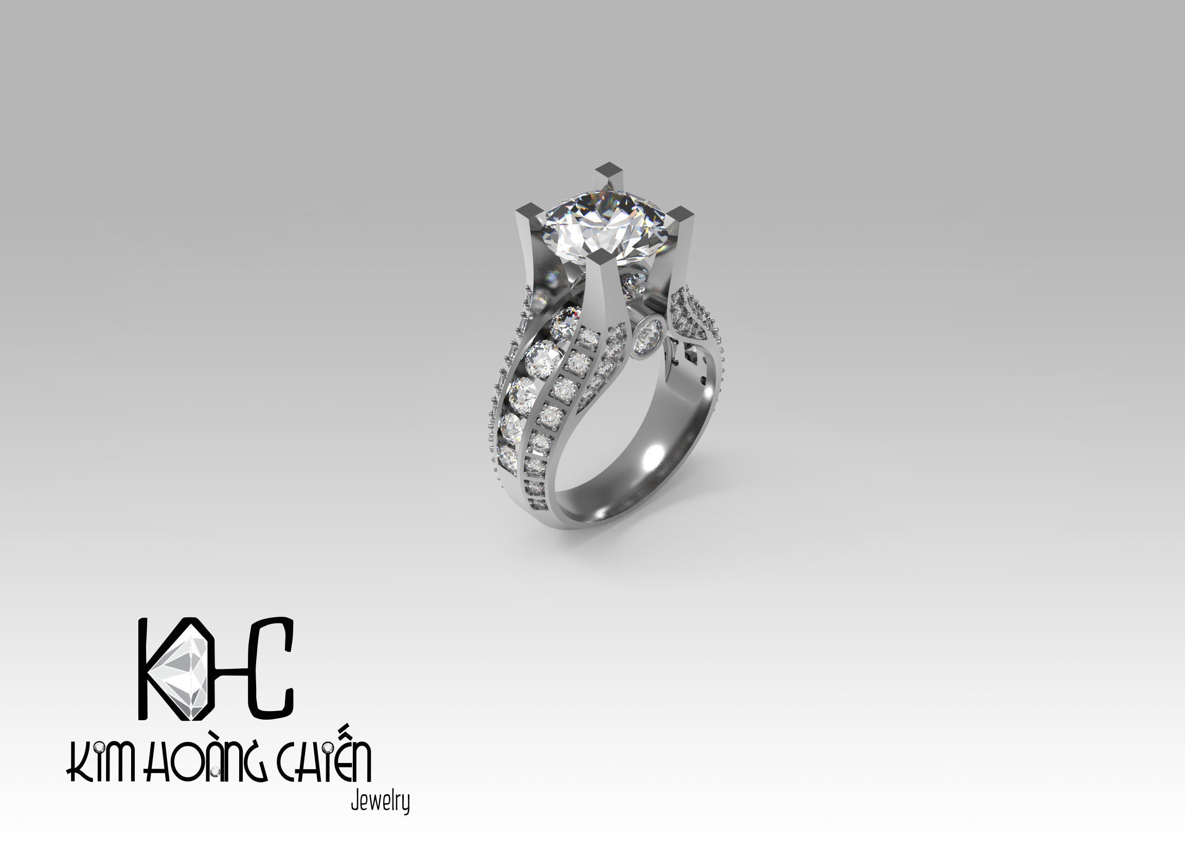 Collection 3d Ring Jewellery Models 3D print model 3D print model_16