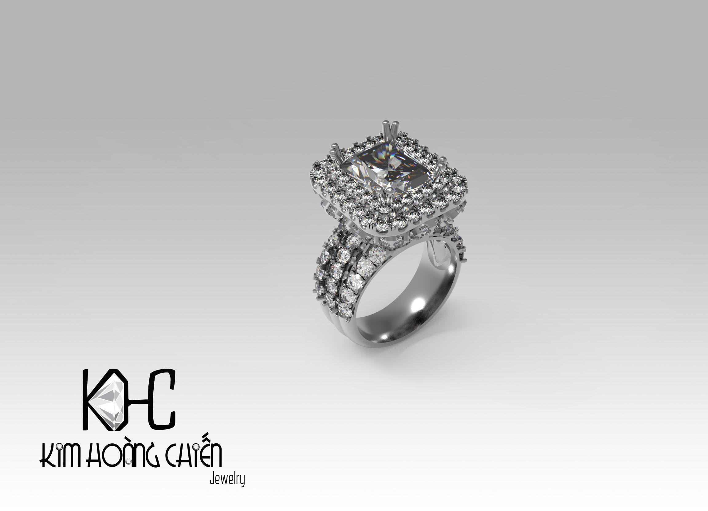 Collection 3d Ring Jewellery Models 3D print model 3D print model_22