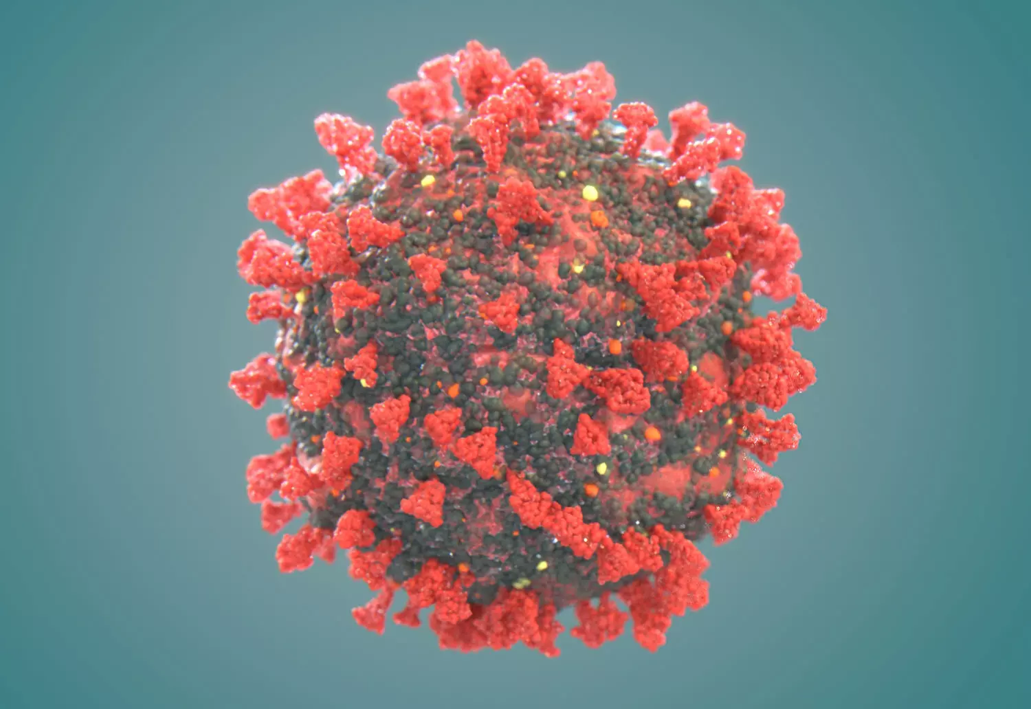 Corona Virus COVID-19 Ultra High Poly Molecule 3D model