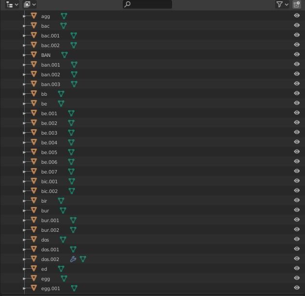 A set of products drinks kitchen utensils Low-poly 3D model_8