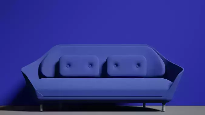 Blue sofa