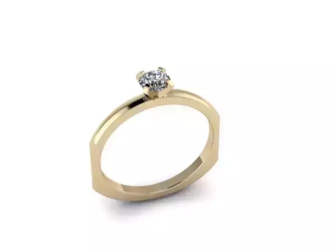 Diamond Jewelry Ring 3 3D print model