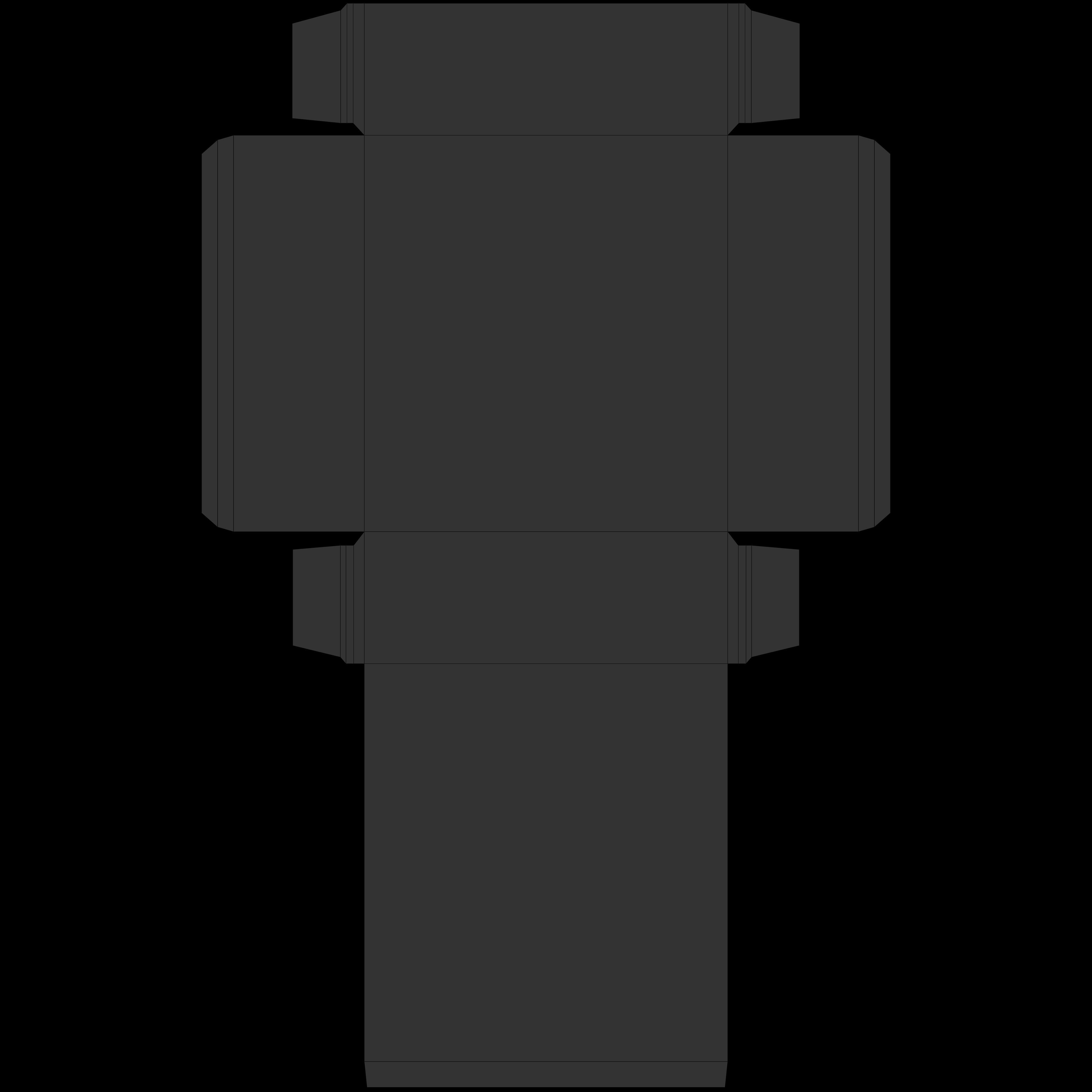 Packaging paper box Free 3D model_6