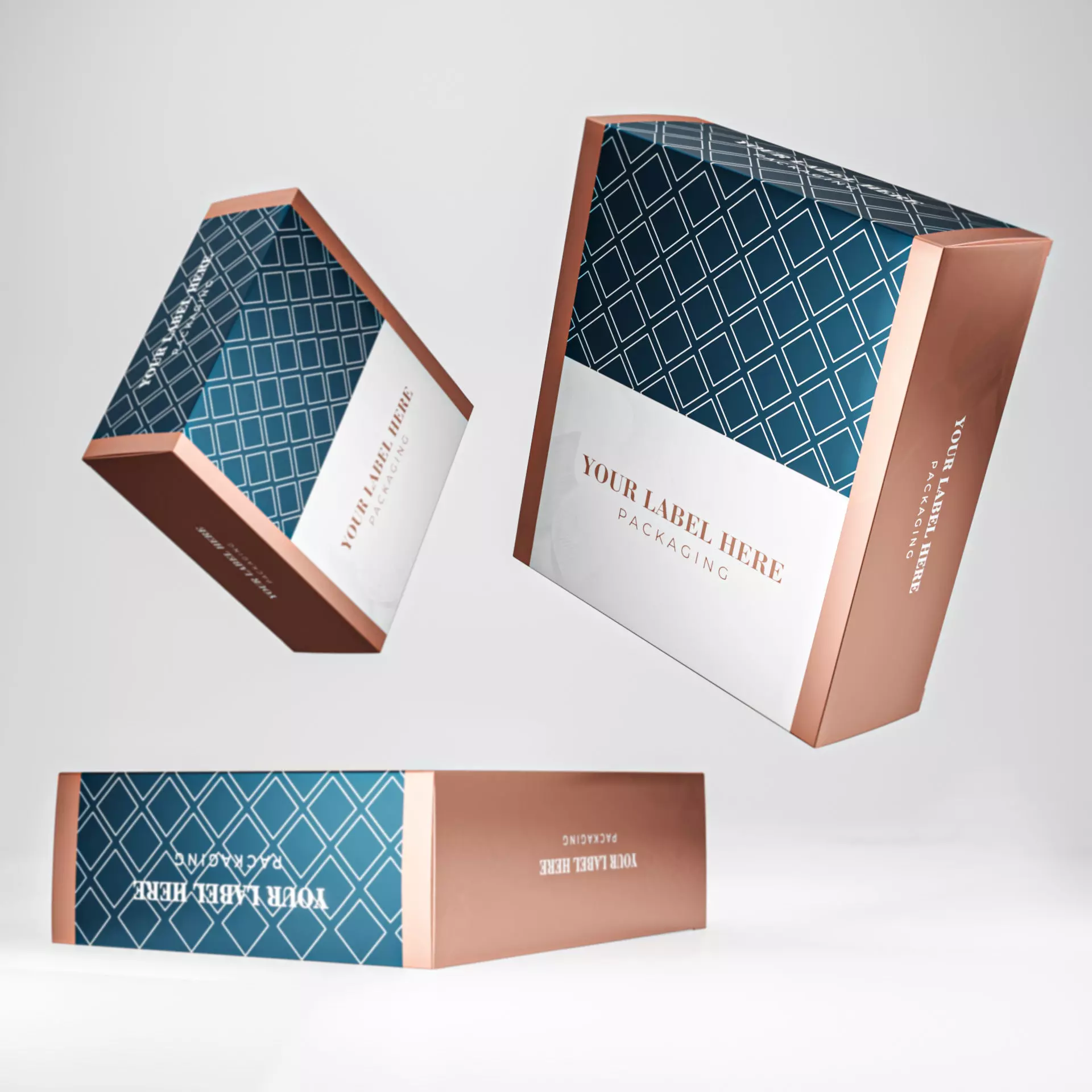 Packaging paper box Free 3D model_0