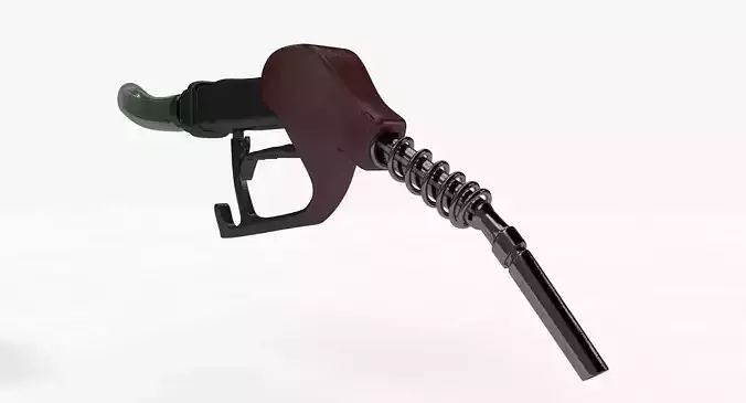 Petrol Pump Low-poly 3D model