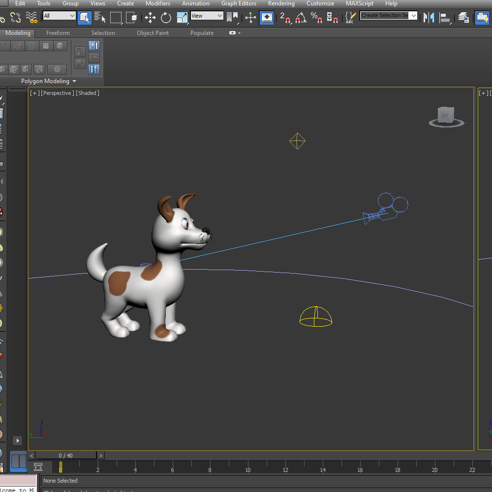 Dog Cartoon 3D model_12